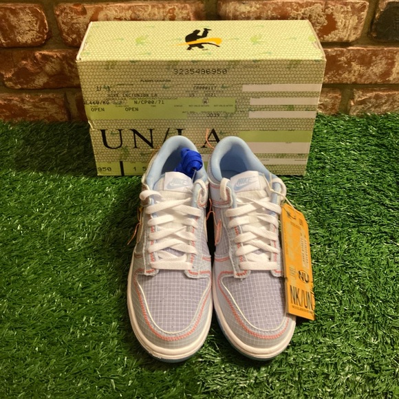 Union LA x Nike Dunk Low Blue MENS 4.5 DJ9649-400 - Picture 7 of 11